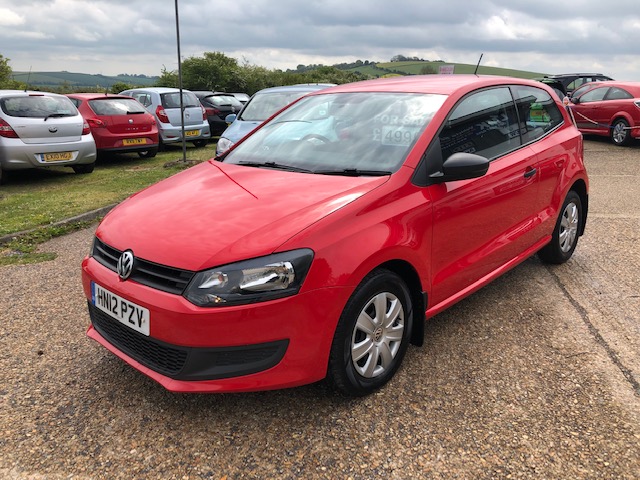 Red VW Polo 1.2 petrol 2012