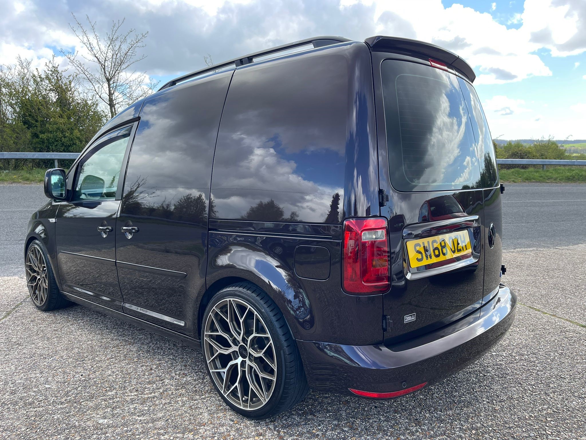 Left side from rear