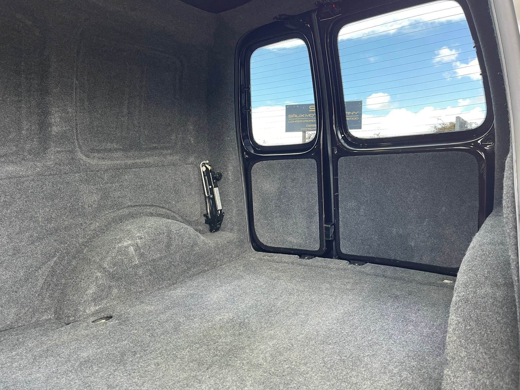 Rear interior